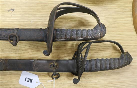 Two English swords